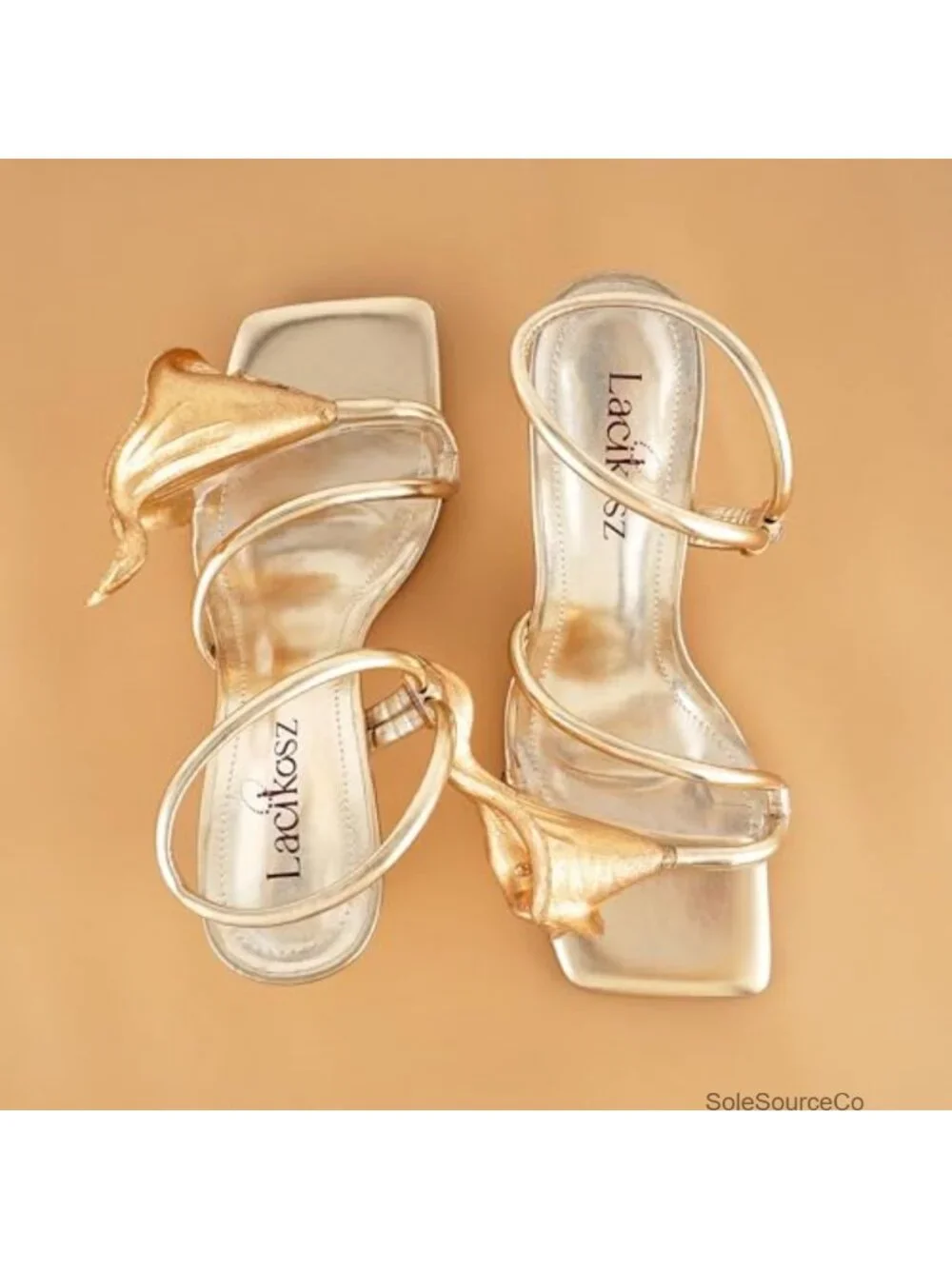 Faux Leather Kitten Heel Sandals Square Open Toe Strappy Low Heel Dressy